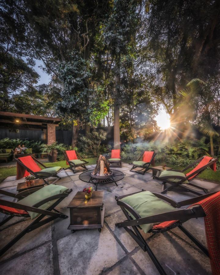 A fire circle under the canopy, Arusha