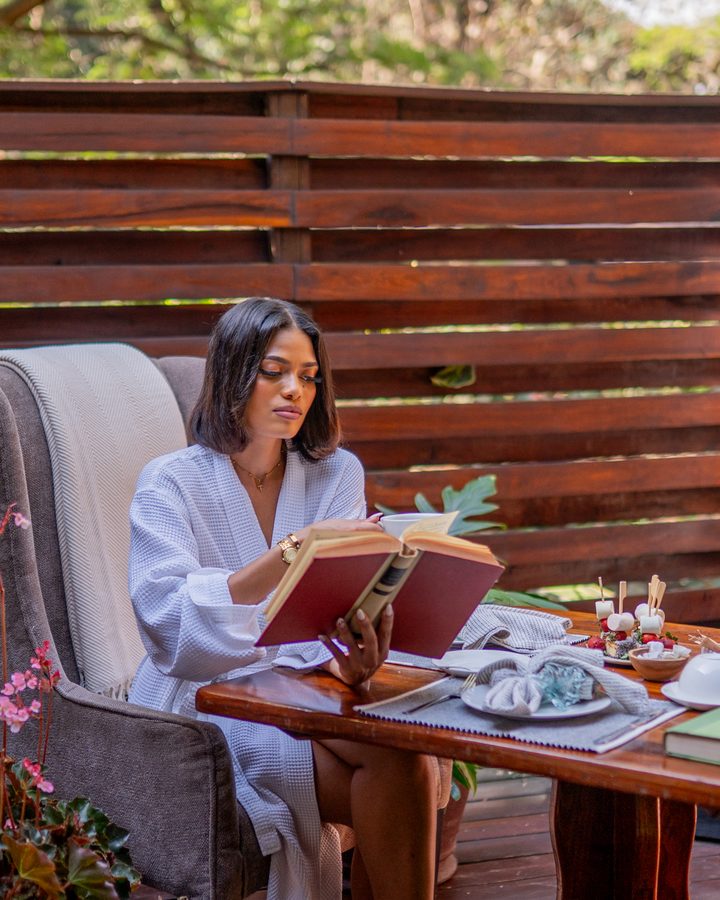 Breakfast and a book on your deck, Arusha