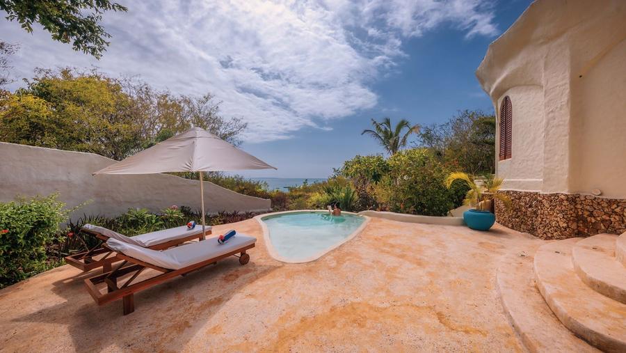 A plunge pool of your own, Zanzibar, north-west coast